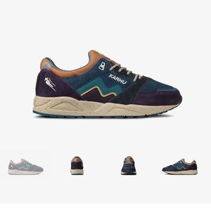 Karhu Aria 95 “Polar Night” Color: Sweet Grape/Deep Lagoon. Brand new.